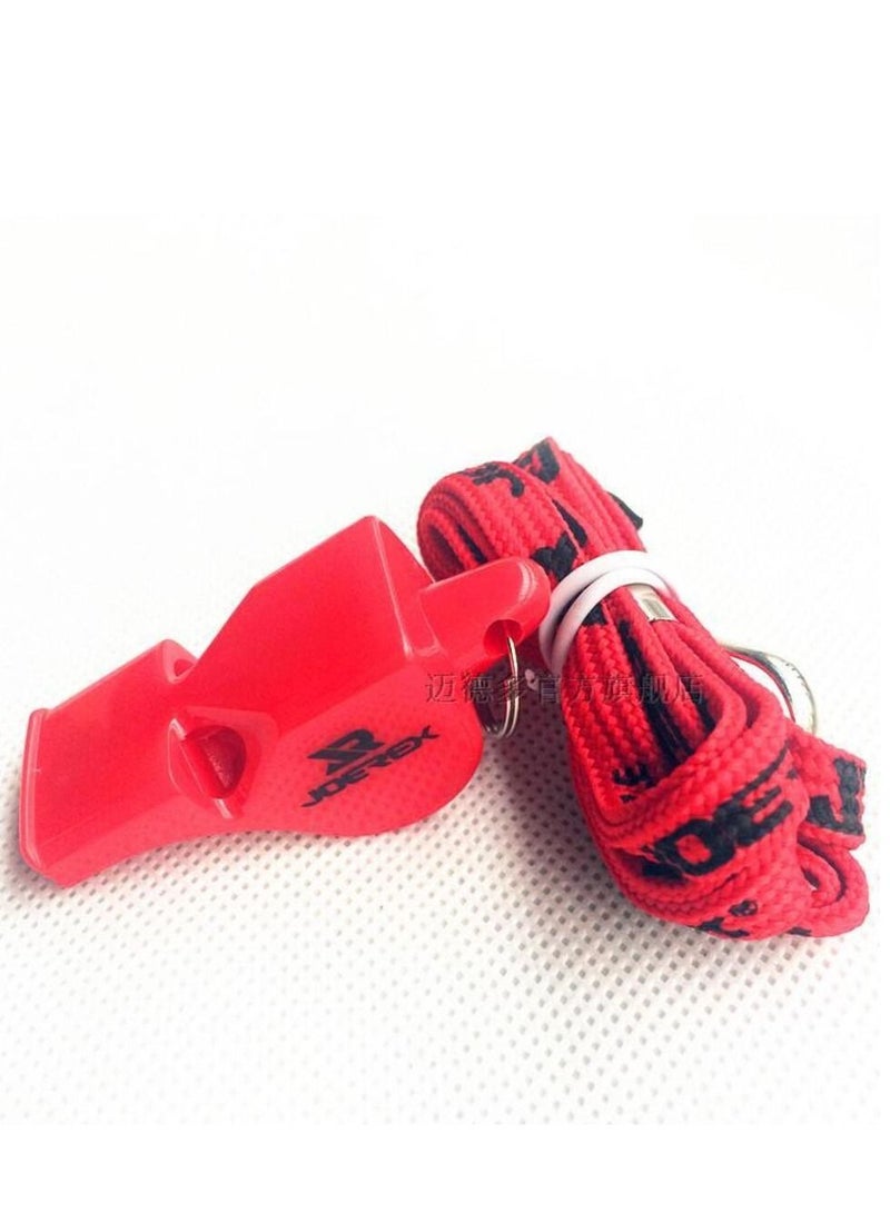 جوريكس صافرة الحكم البلاستيكية من جوريكس مع الحبل ، صافرة الحكم للالعاب - Image 1