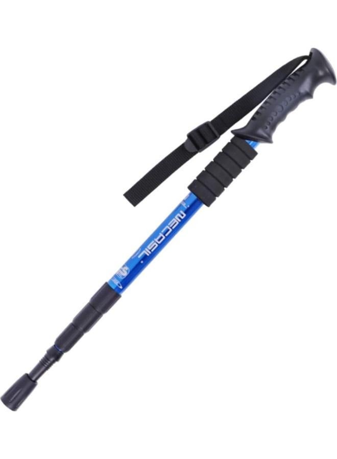 Generic Folding Trekking Pole Adjustable Hiking Stick Telescopic Cane For Hiking Camping Walking - Image 1