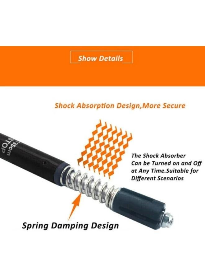 Generic Folding Trekking Pole Adjustable Hiking Stick Telescopic Cane For Hiking Camping Walking - Image 4
