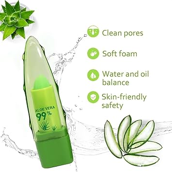 Long Lasting Crystal Jelly Aloe Vera Lipsticks Temperature Color Changing Lip Balm Moisturizing lip scrub Glossy Finish Custom Shade Innovative Natural Beauty Makeup for Women flawless look 1 - Image 4