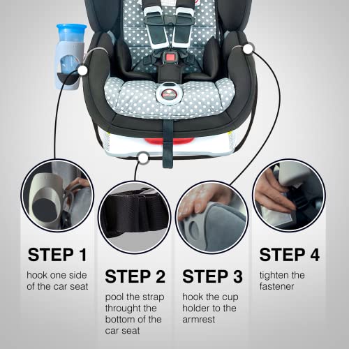 Trustic - Child Cup Holder for Convertible Car Seats - Compatible with Britax ClickTight Marathon, Boulevard, Advocate Car Seats - Image 3