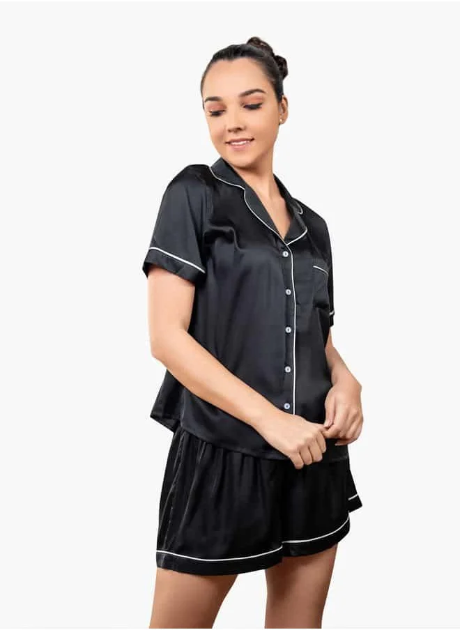 أدريا Ss Classic Short Pj Set For Female