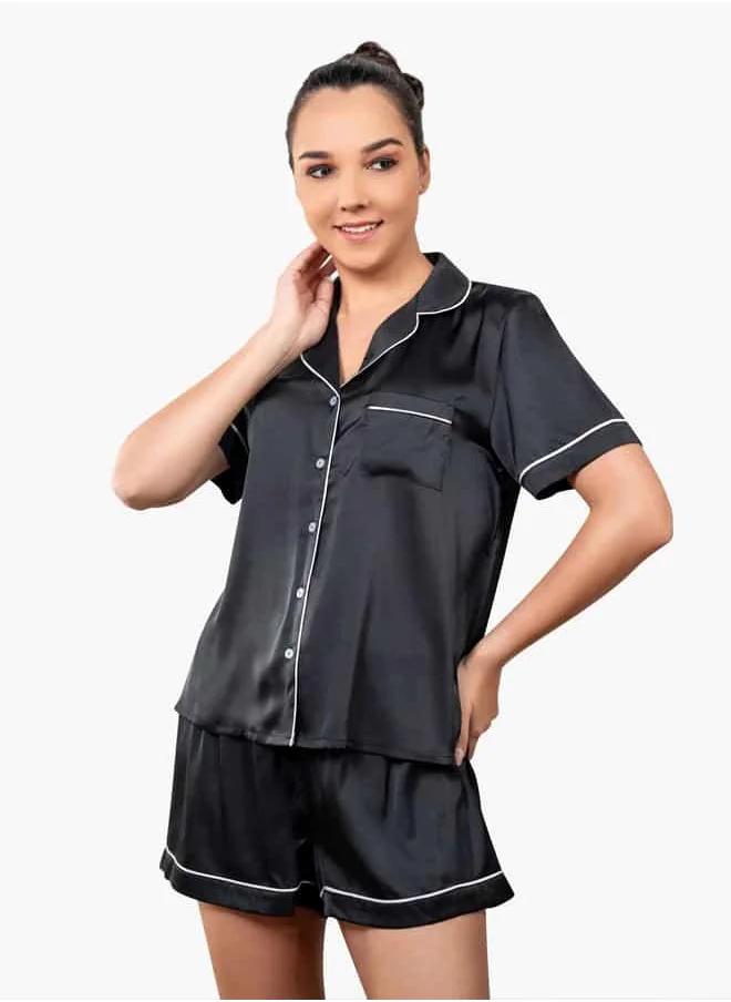 أدريا Ss Classic Short Pj Set For Female