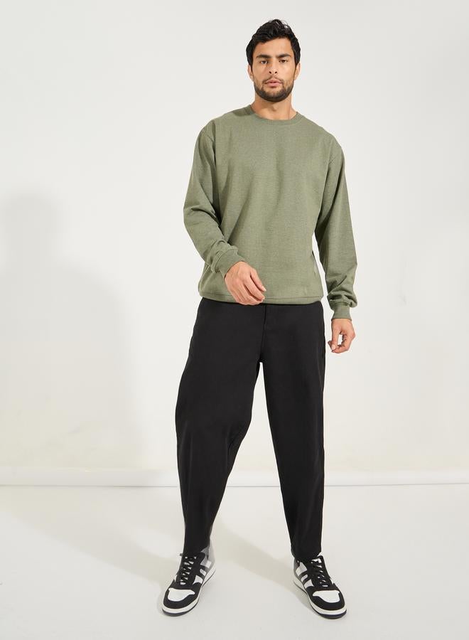 ستايلي سويت شيرت تيري بقصة مريحة - Image 2