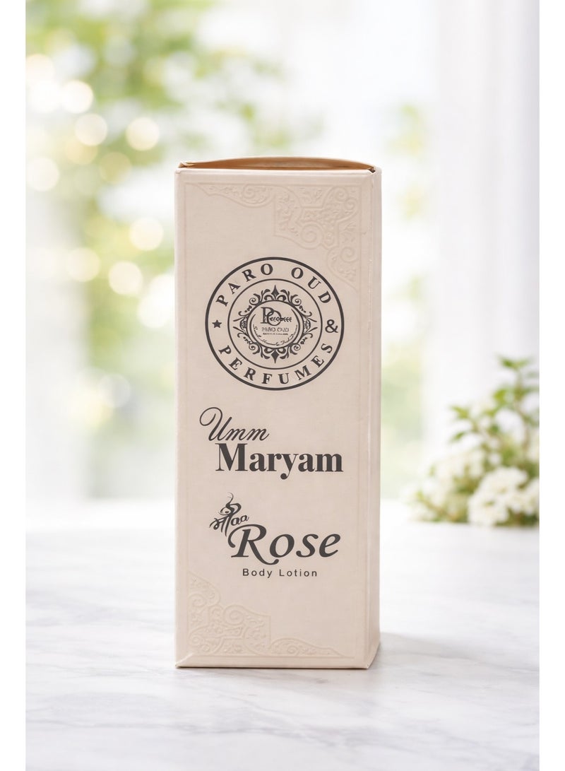 PARO OUD ACTIVE Umm Maryam Ma I Rose Body Lotion I French Rose Fragrance I Long-Lasting I for All Skin Types - Image 2