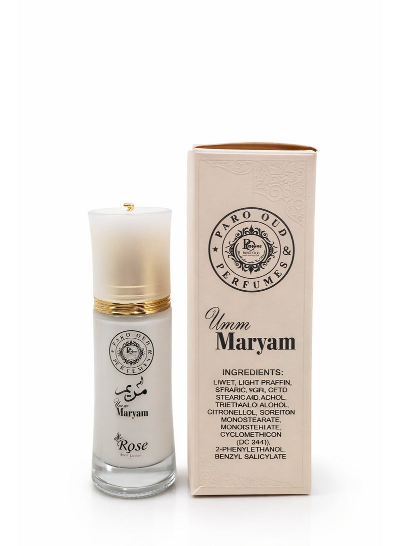 PARO OUD ACTIVE Umm Maryam Ma I Rose Body Lotion I French Rose Fragrance I Long-Lasting I for All Skin Types - Image 4