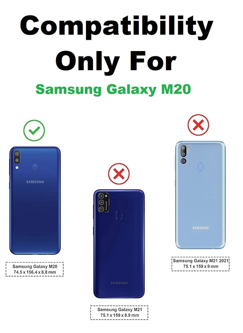 Super Tempered Glass Screen Protector Clear Designed For Samsung Galaxy M20 Full Screen Coverage And Bubble Free - Image 3
