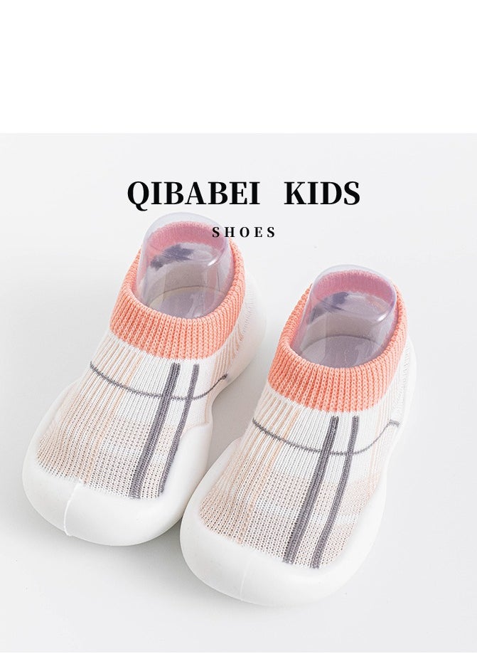 Baby Sock Shoes with anti slip rubber First-Walking Shoes for Boy and Girls, Lightweight Bthable Cotton Indoor So Shoes for Baby Little Girls Boys, Pink-XL - pzsku/Z265D9B5F4CD770CC47EAZ/45/_/1703820558/f4d32c67-490d-4031-8034-58c0abc3e96c