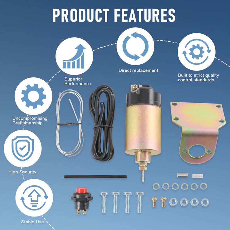JDMSPEED 60 Pound Shaved Door Handle Trunk Solenoid Popper Kit Street Rod Design to Pop Open The Toughest Doors, Hoods and Trunks 60lb - Image 3