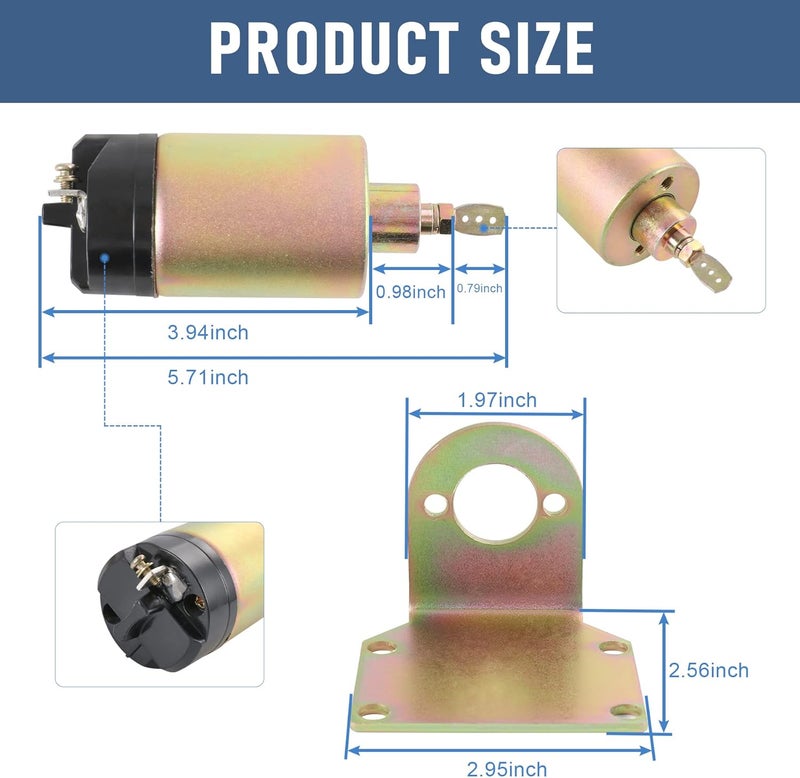 JDMSPEED 60 Pound Shaved Door Handle Trunk Solenoid Popper Kit Street Rod Design to Pop Open The Toughest Doors, Hoods and Trunks 60lb - Image 5
