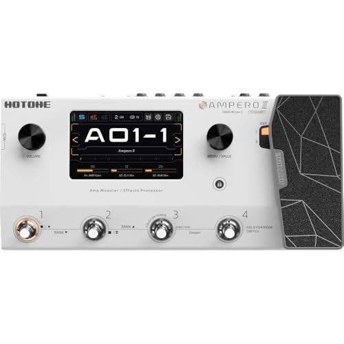 Hotone Ampero II MP-350 Guitar Effects Processor Amp Modeler Multi Effects Pedal with Cab Simulation IR Loader Touchscreen Studio Quality Audio Durable Metal Chassis Guitar Accessories - Image 1