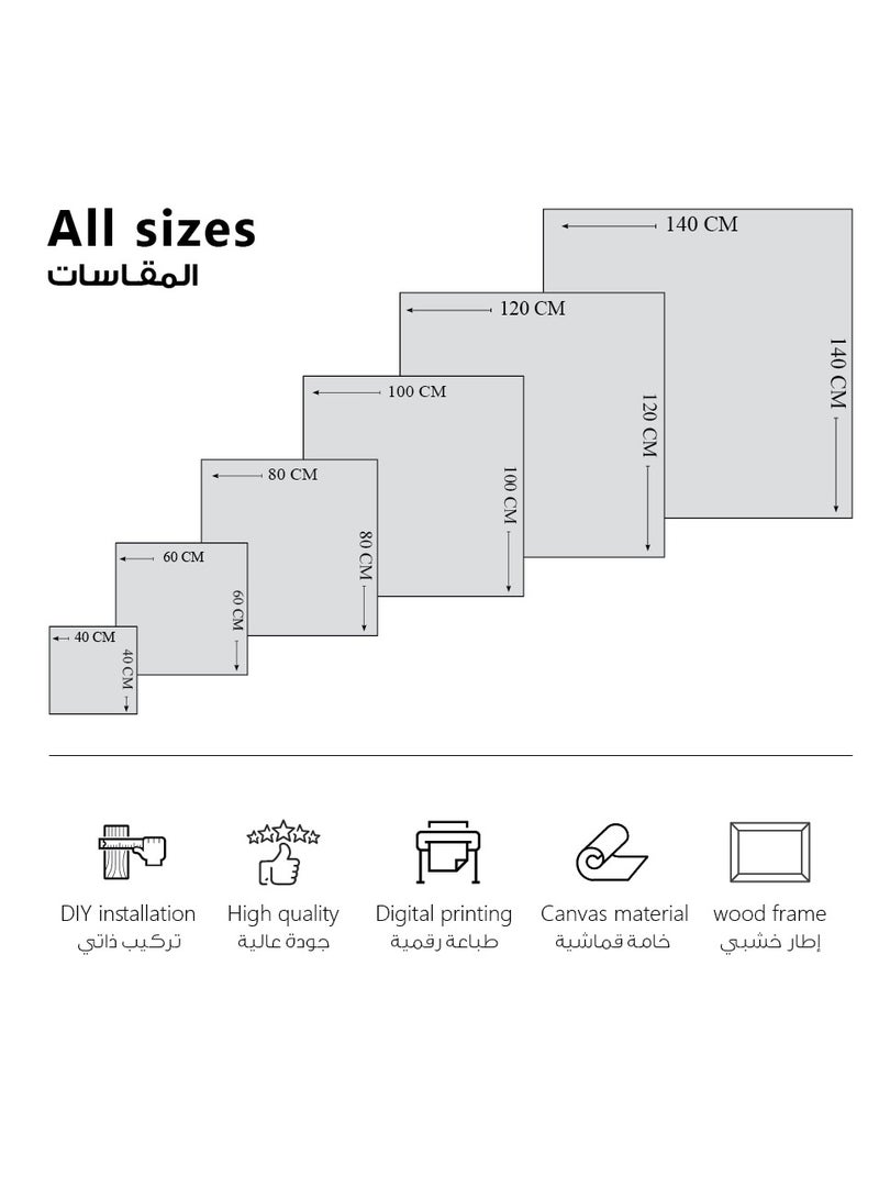 MODCLASS Wall Art Printed Canvas Frame  - Image 4