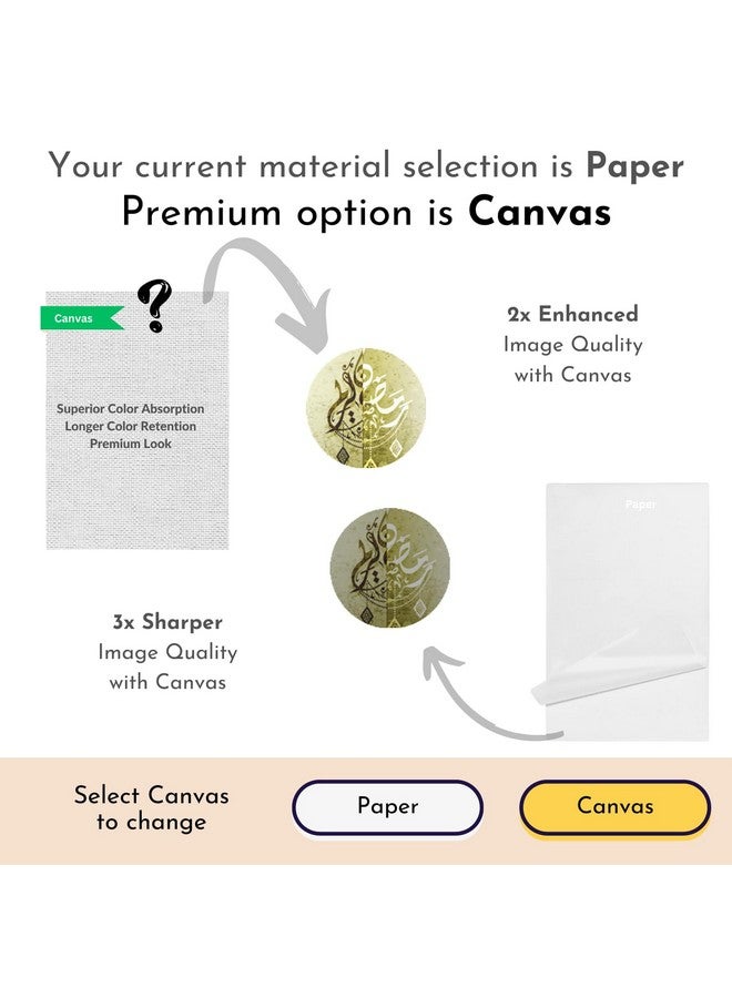 Mad Masters Islamic Quotes Urdu Muslim Text Painting Hanging Photo Frame Decorative Item for Living Room, Bedroom, Home Decor and Wall Decoration (MM 1790, 8x12 Inch, Paper, Without Plexi Glass) - Image 3