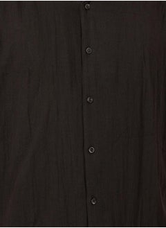 Styli Solid Resort Collar Relaxed Fit Shirt and Trousers Co-Ords  - Image 3