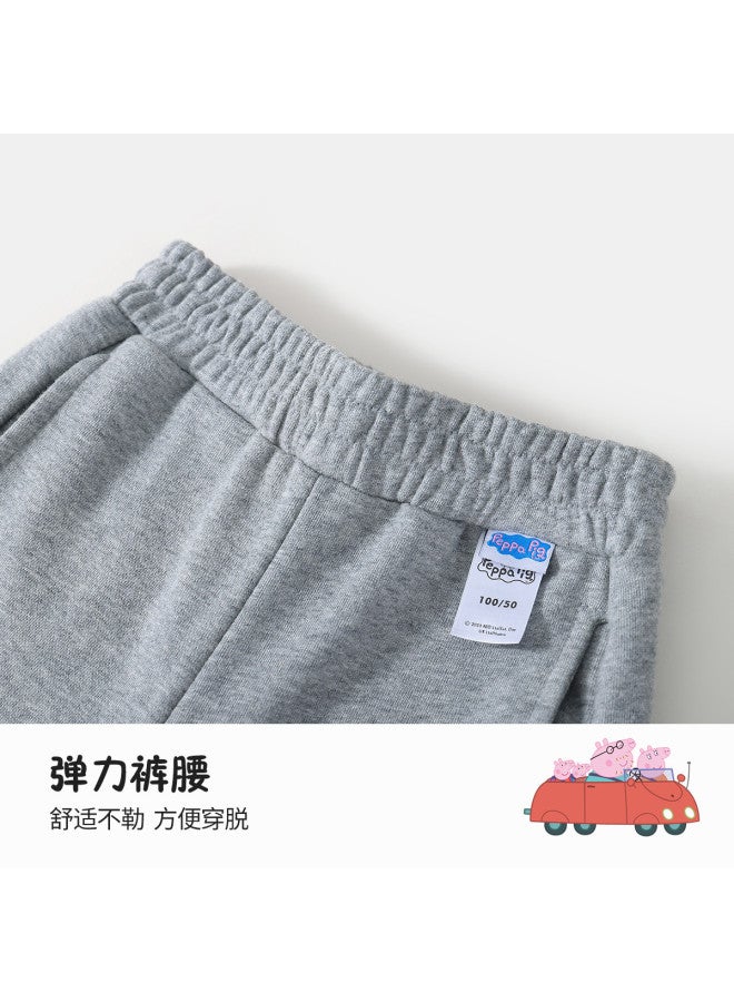 peppa Pig Spring Kids' Comfortable Windproof Elastic Cuff Pants - Image 5