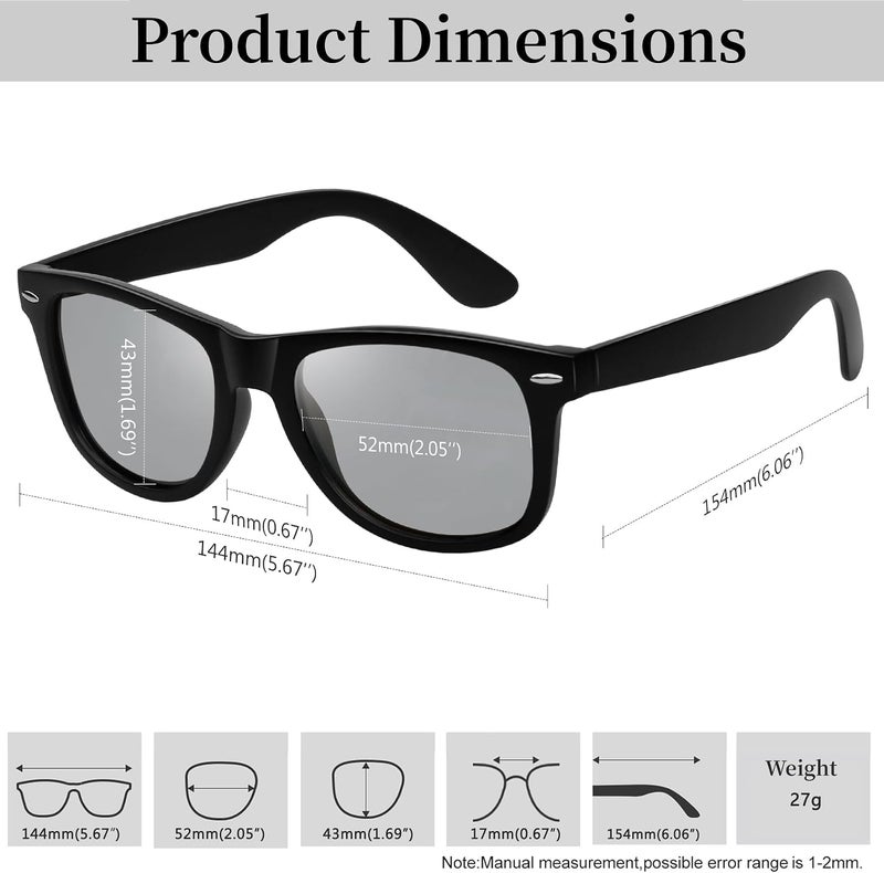 KANASTAL Polarized Sunglasses Men, Fashion Square Sun Glasses Women, Classic Shades for Womens, Driving Fishing Outdoor 100% UV400 Protection - Image 4