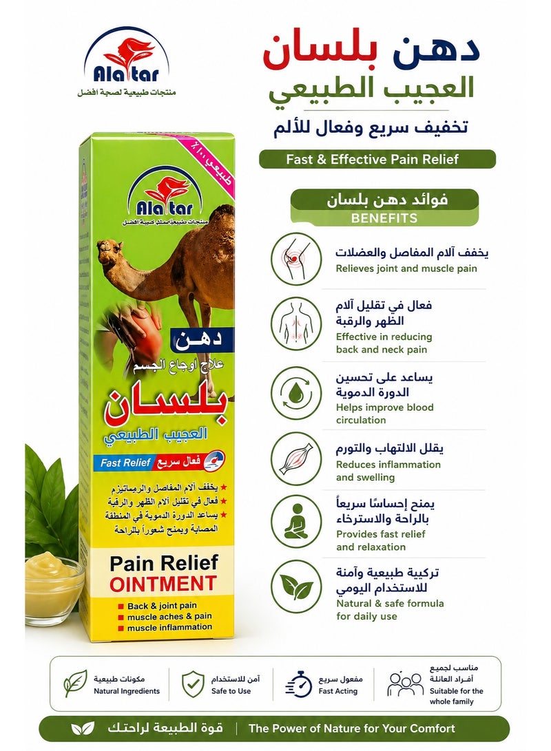 Ala tar Camel Oil Pain Relief Ointment - Fast Relief for Muscle, Back & Joint Pain, 30g - Image 2