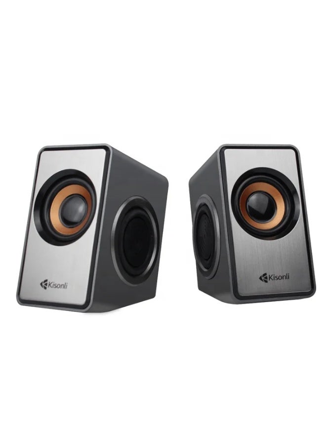 Kisonli T-007 USB Stereo Speaker – Dual Powerful Performance - Image 3