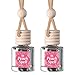 CE CRAFT CANDECraftCo Car Air Hanging Fragrance Oil Car Auto Freshener for Essential Oils Scents Fragrance Aromatherapy Automobile Diffuser Long Lasting Peach Spell - Image 2