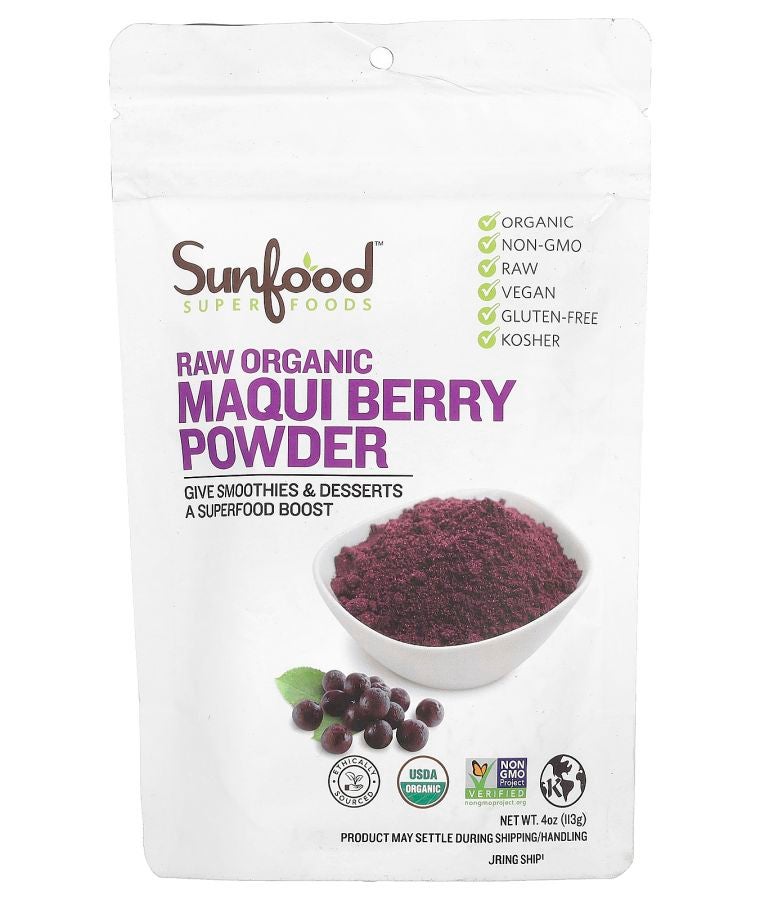 Superfoods Raw Organic Maqui Berry Powder 4 oz (113 g)
