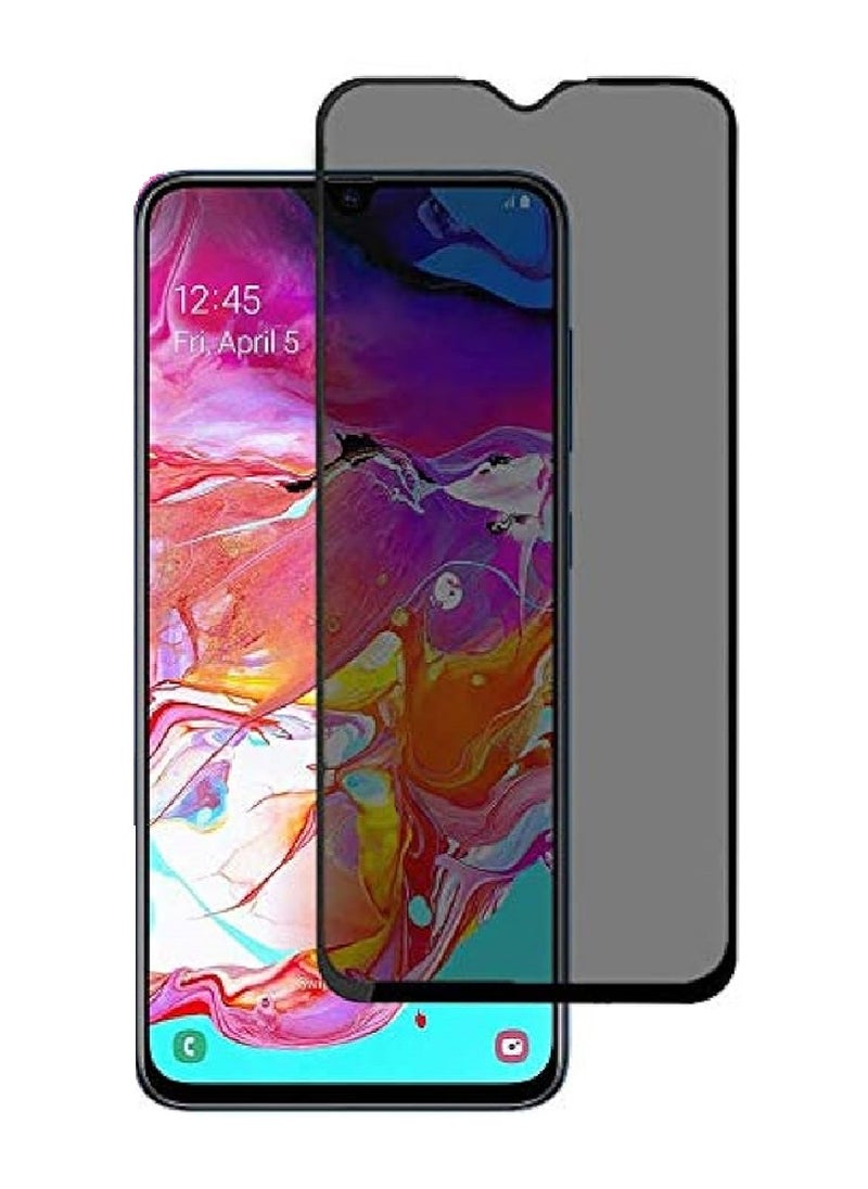 Super Tempered Glass Screen Protector Anti-Spy Privacy Designed For Samsung Galaxy A70 Full Screen Coverage And Bubble Free - Image 1