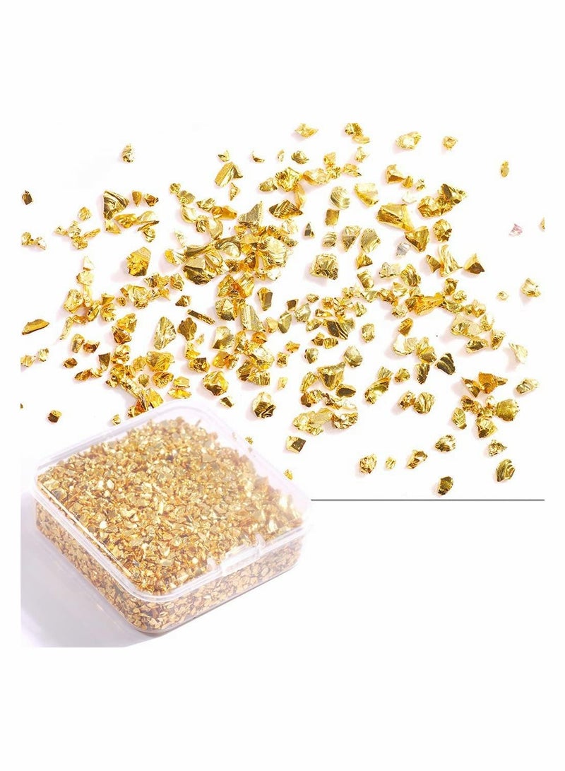 سيوسي 80 جرام / صندوق حشو راتينج حجر الزجاج المكسر لتقوم بها بنفسك قالب راتينج إيبوكسي غير منتظم كريستال مسمار فن الديكور صنع المجوهرات (وردي أحمر) - Image 4