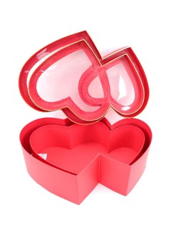 Heart Shape Gift Box 2Pcs Set 38x24x11.5CM Premium Packaging for Special Occasions Weddings Valentine's Day and Gifts Elegant Heart Shaped Box Set for Unique Presentations