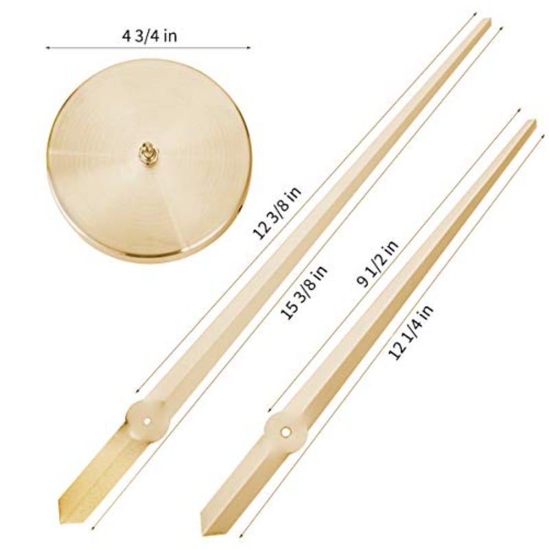 3D DIY Wall Clock Decor Sticker Mirror Frameless Large DIY Wall Clock Kit for Home Living Room Bedroom Office Decoration Gold - Image 5