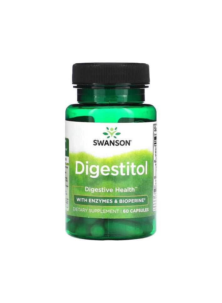 Digestitol with Enzymes & Bioperine, 60 Capsules