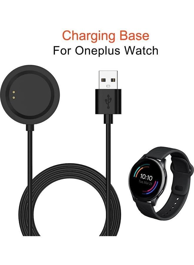 NIBEMINENT Charging Base For OnePlus Smart Watch Black  - Image 5