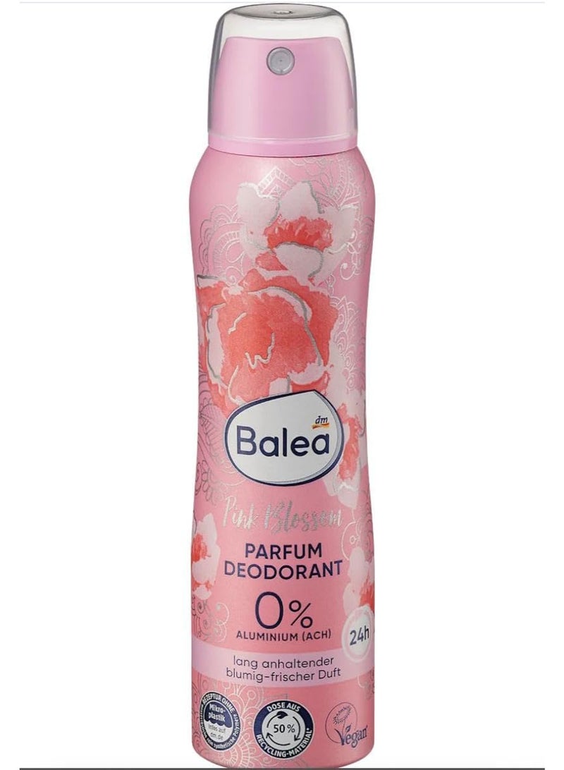 Balea Deodorant spray perfume Pink Blossom, 150 ml, A fabulous fragrance experience and exceptionally long-lasting protectio - Image 1