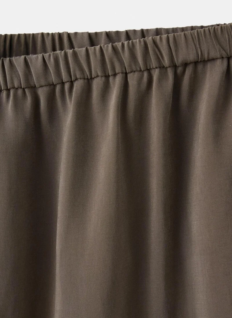 مانجو Elastic Waist Harem Pants