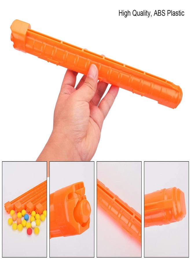 OIMIO 12-Round Magazine, 4 Pack Round Magazines Bullet Clips for Nerf Rival (Orange) - Image 4