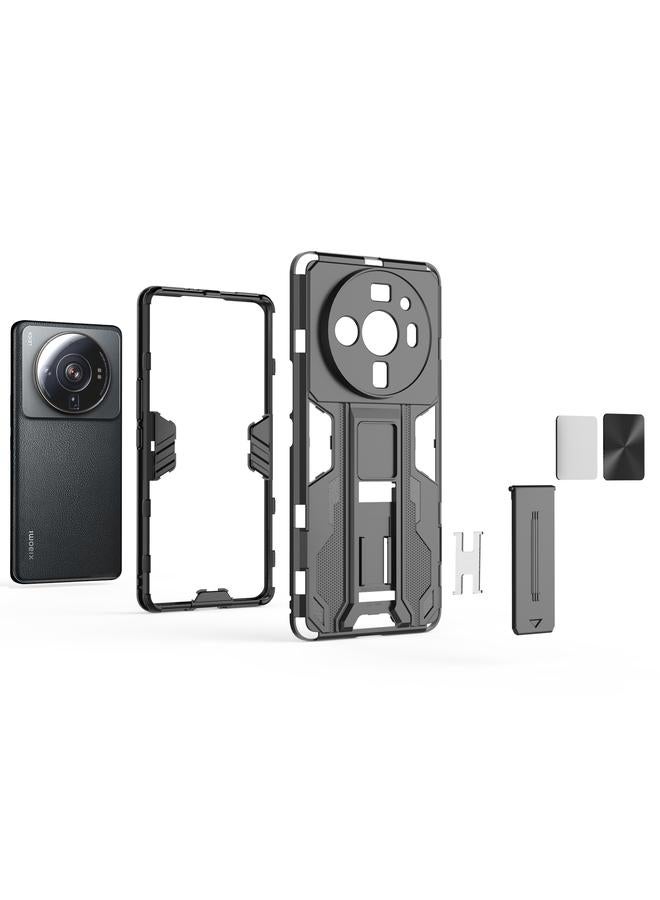 إيروريكس جراب لهاتف Xiaomi 12S Ultra Supersonic PC + جراب هاتف واقي مقاوم للصدمات من مادة TPU مع حامل - Image 4