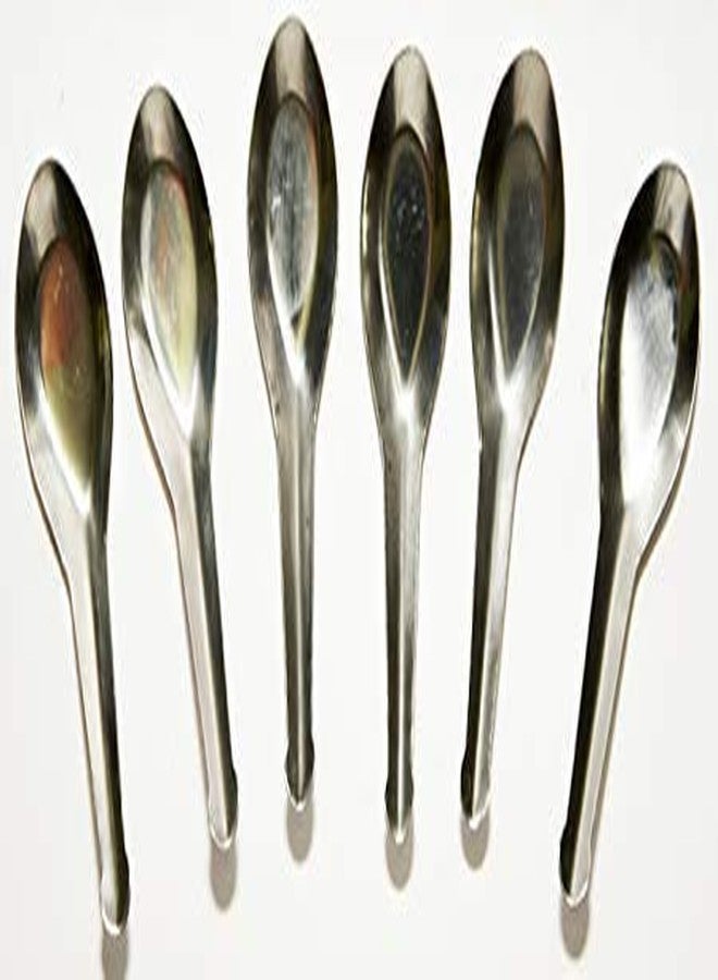 SRIYUG Stainless Steel Mini Spoon for Tea Coffee Spice Box Tableware Steel 12 Piece Masala Set for Home Kitchen Spice Box Spoon 3 Inch Long - Image 4