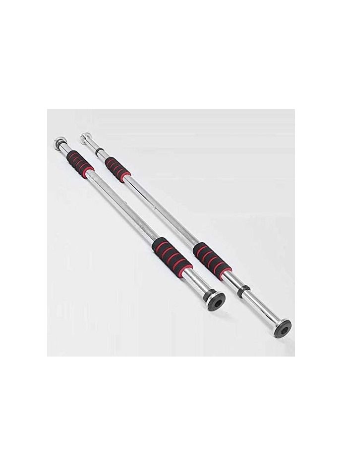 H PRO Pro Adjustable Pull Up Door Bar|Portable Chin Up Half Foam Pull Up Bar For Door Frame | Home Exercise Training Fitness Gym Workout Equipment For Indoor Exercise|Multi-Use Doorway Chin-Up/Pull-Up Bar - Image 1