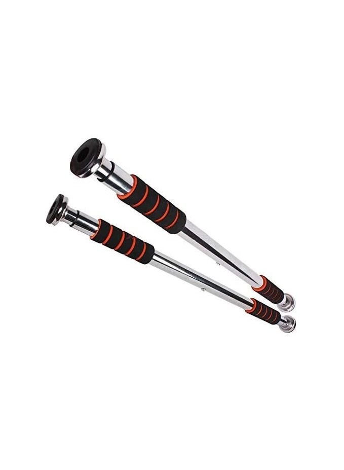 H PRO Pro Adjustable Pull Up Door Bar|Portable Chin Up Half Foam Pull Up Bar For Door Frame | Home Exercise Training Fitness Gym Workout Equipment For Indoor Exercise|Multi-Use Doorway Chin-Up/Pull-Up Bar - Image 2