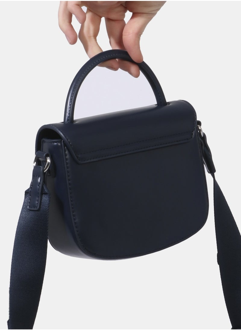 Tommy Hilfiger Plus Tommy Hilfiger Plus Origin Plaque Denim Crossover Bag  - Image 3