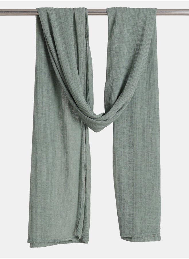 Clue Textured Cotton Scarf 