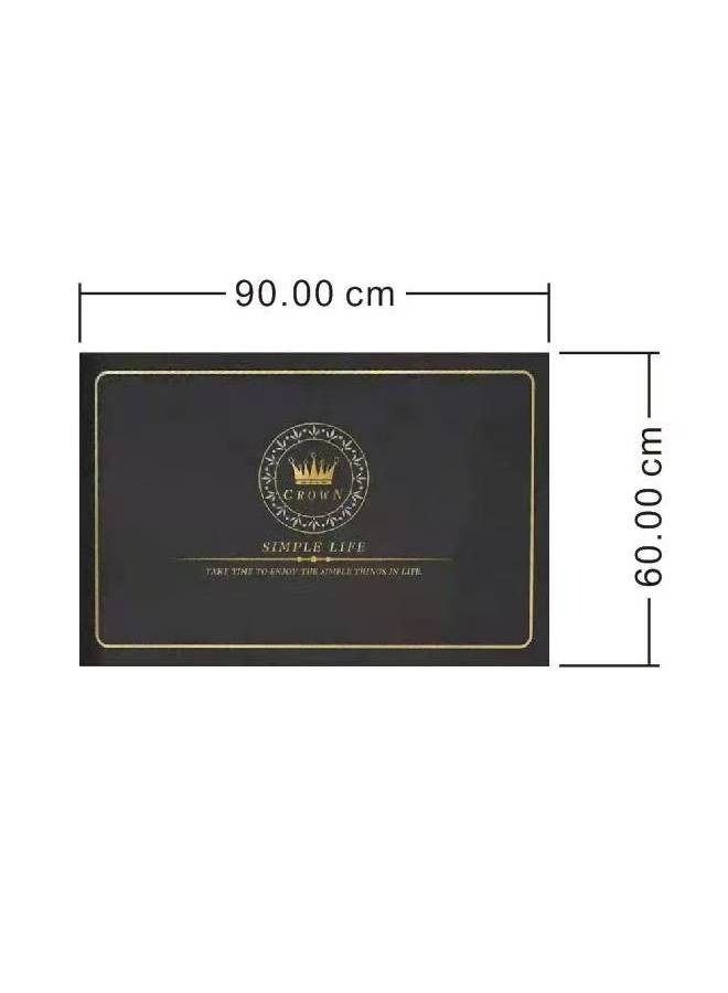 حصيرة ترحيب لمدخل الباب سجادة هندسية 90 × 60 سم - Image 3