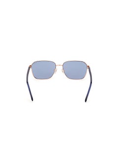 GUESS Men's UV Protection Rectangular Shape Sunglasses - GU0011728V59 - Lens Size: 59 Mm - Shiny Rose Gold  - Image 4