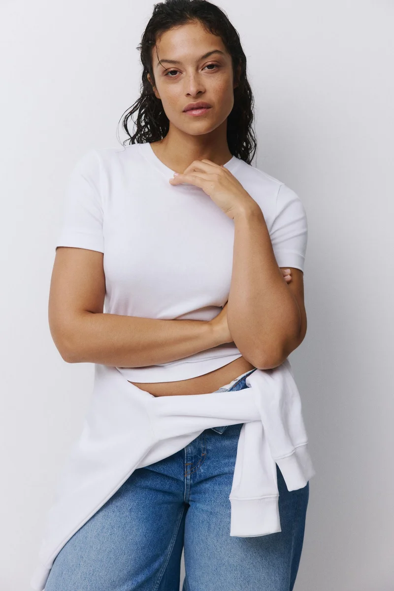 H&M  Cotton T-shirt for Women | Best Price UAE
