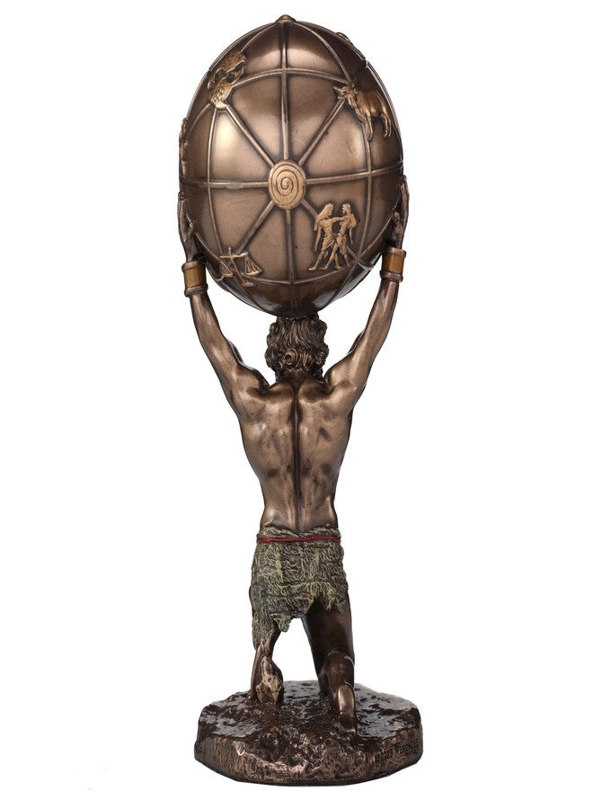 Veronese Design 5 1/2 Inch Atlas The Titan Who Holds The Sky Resin Sculpture Cold Cast Bronze Finish - Image 4
