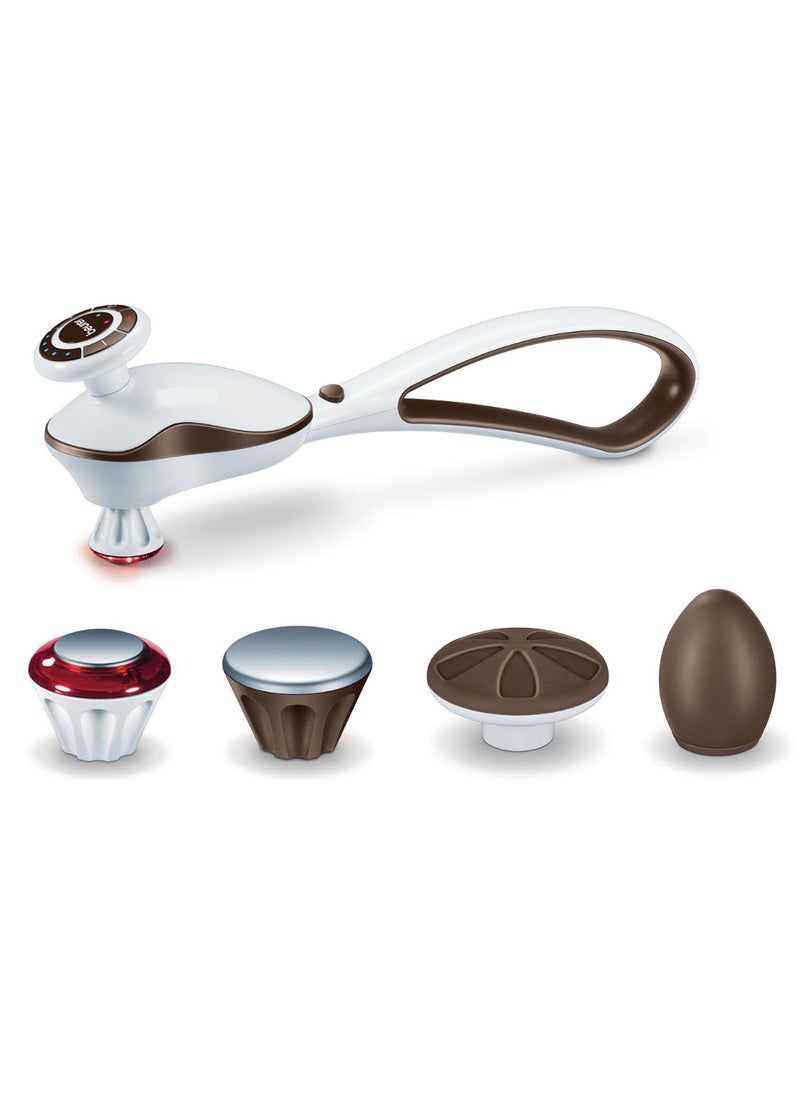 Beurer - MG 510 To Go Cordless Tapping Massager 4 Interchangeable Attachments 5 Intensity Levels Removable Handle Up to 2-Hour Battery Life LED Display​ - Image 1