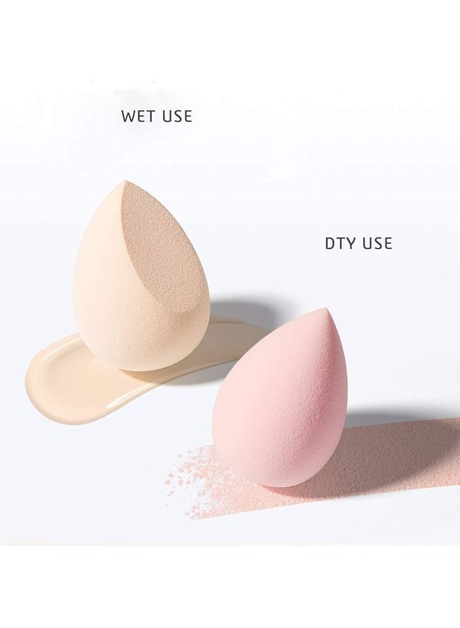 NIBEMINENT 4 -Piece Makeup Sponges Blender Multicolour - Image 2