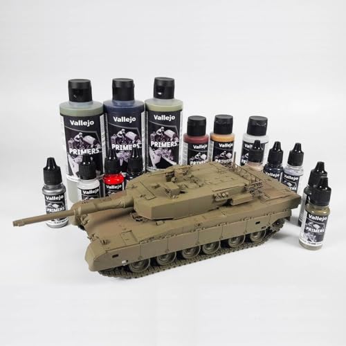 Vallejo - Surface Primer Color | USA Olive Drab 60 ml. (2.02 fl.oz.) | Matte Finish and Fast Drying | Perfect for Airbrushing and Great Adhesion to Figurines and Scale Models - Image 4