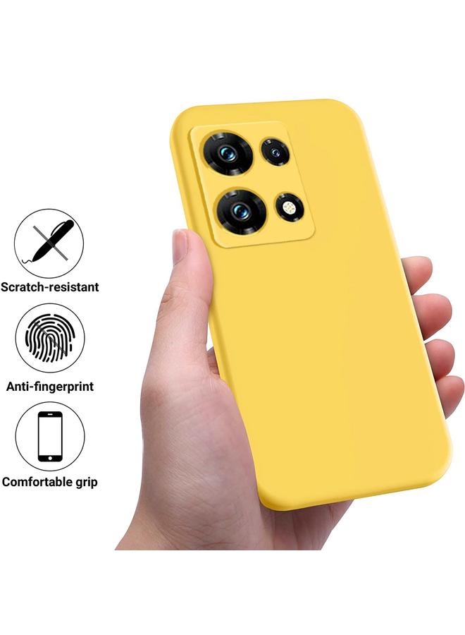 Zaboon Case For Infinix Note 30 Pro Pure Color Liquid Silicone Shockproof Phone Case - Image 2