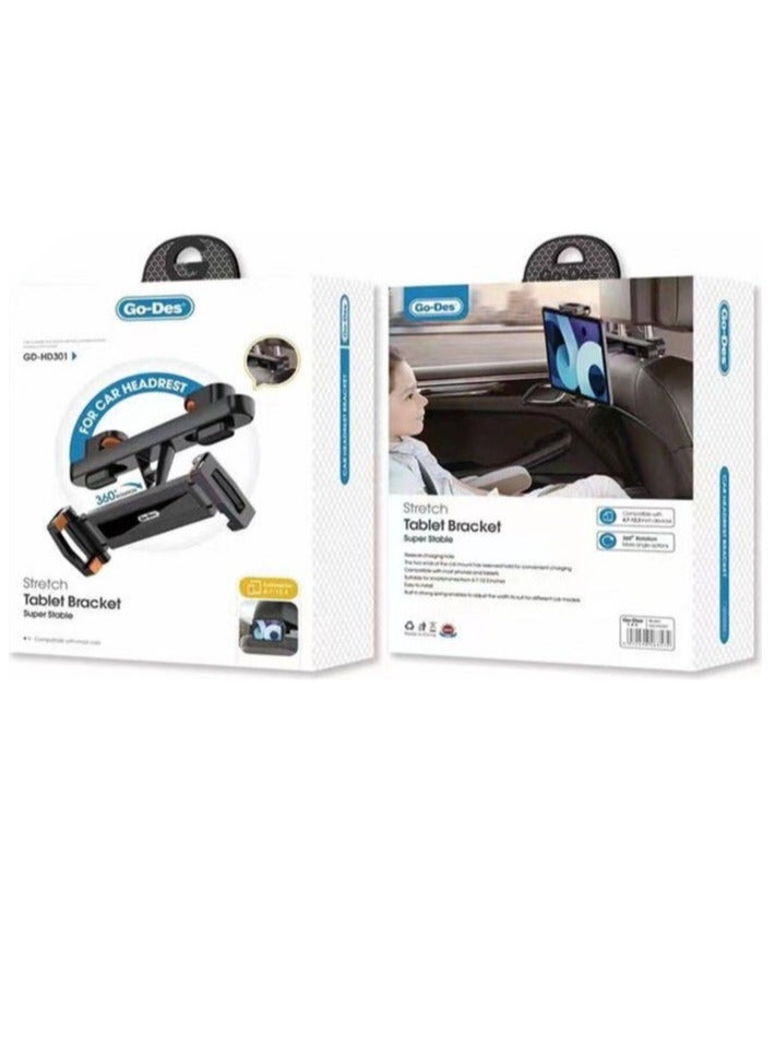 It clearly conveys the product's purpose and features. Here’s a slight tweak for variety: “ELTRAZONE GD-HD301 Sofa Back Tablet Holder – Adjustable Tablet Stand for Comfortable and Convenient Viewing.” - Image 3