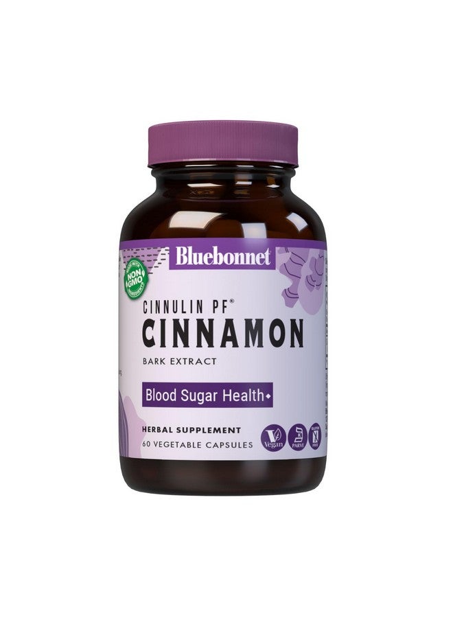 BlueBonnet Cinnulinpf Cinnamon Bark Extract Supplement, 60 Count, White - Image 1