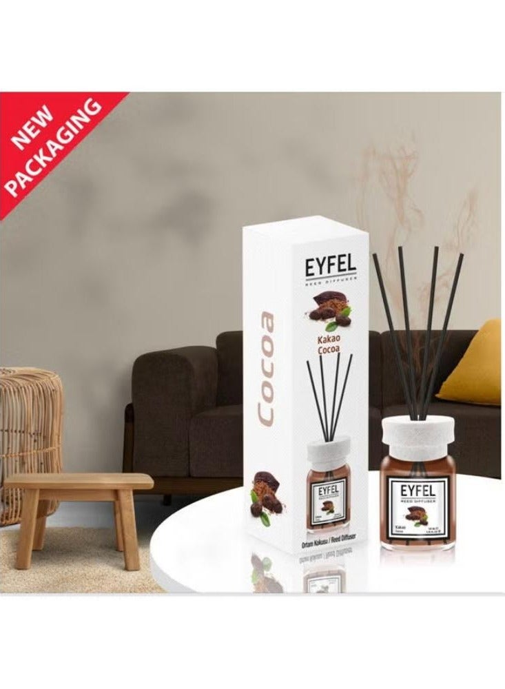 Eyfel Reed Diffuser - Cocoa Fragrance 120 ml